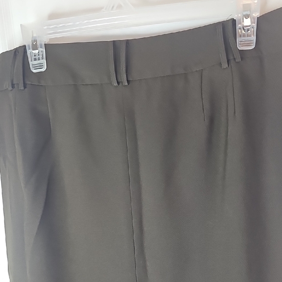 Liz Claiborne Elegant Brown Pencil Skirt Size 14 - Picture 4 of 10